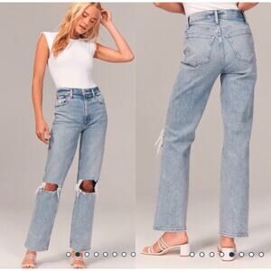 Abercrombie The‎ 90s Straight Ultra High Rise Jeans